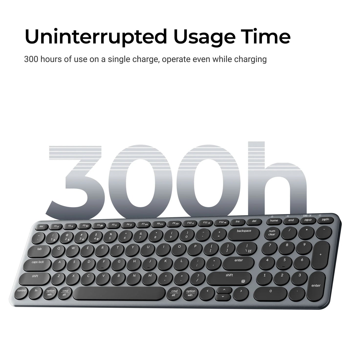 Keychron b4 pro-k8 toetsenbord (wit, us lay-out (qwerty), scissor switches, 96%, abs keycaps, 2.4 ghz | bluetooth | usb)