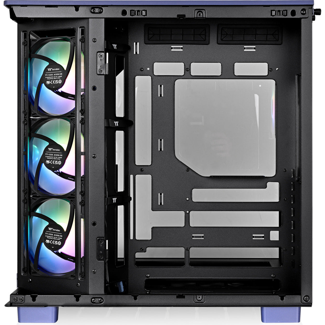 Thermaltake view 380 xl tg argb future dusk midi tower behuizing (paars | 2x usb-a | 1x usb-c | rgb | window)