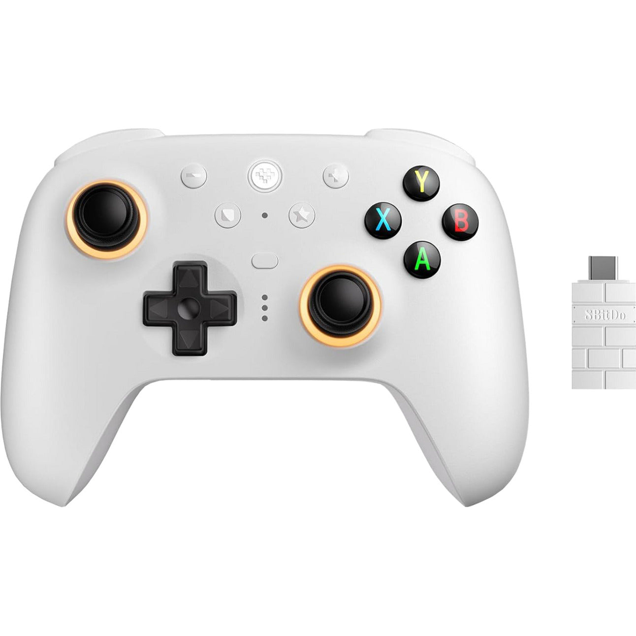 8BitDo ultimate 2 wireless controller (wit, 2.4 ghz bluetooth, usb, pc)