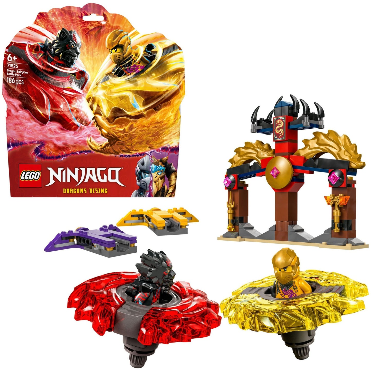 LEGO ninjago 71826 spinjitzu drakenstrijdpakket