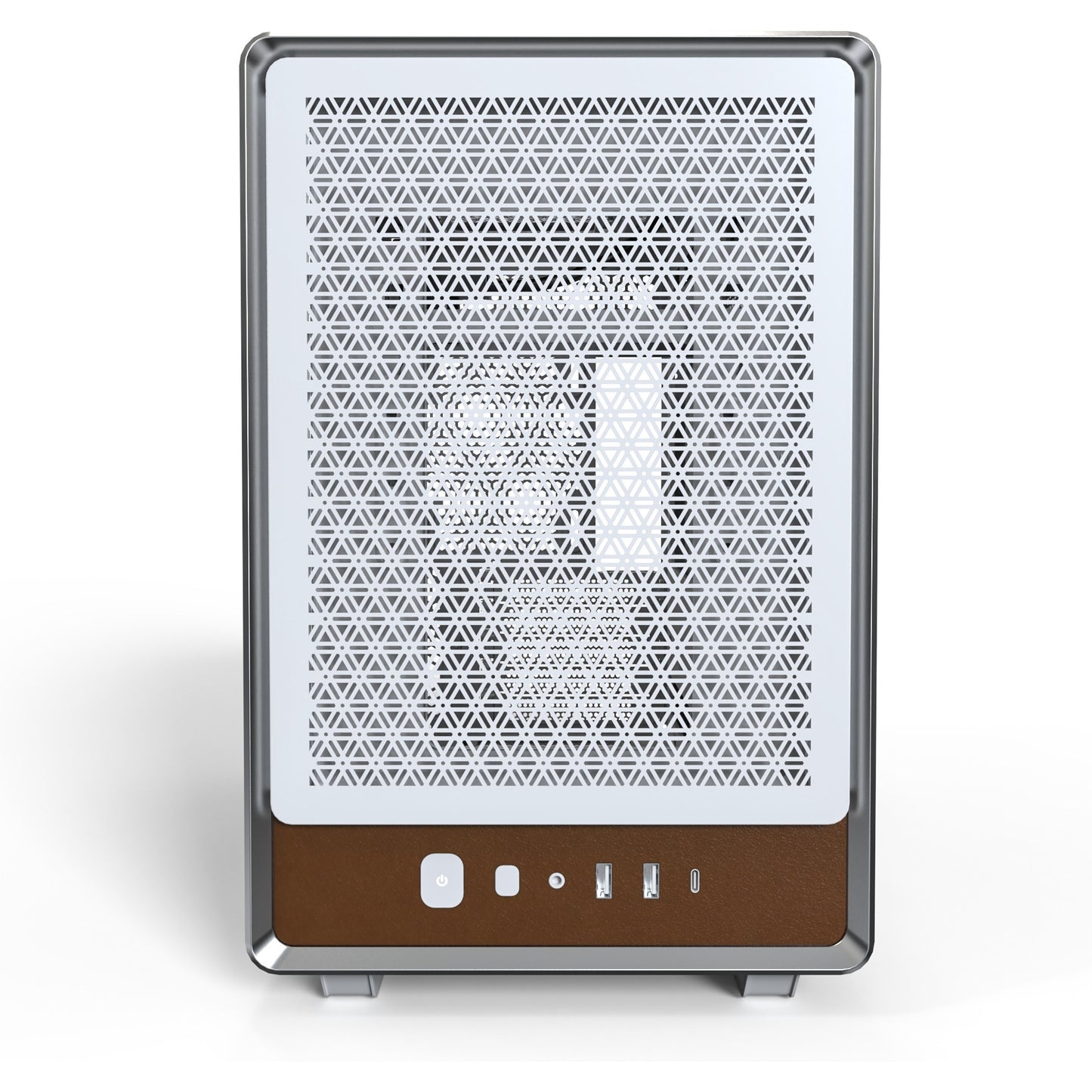 Montech heritage midi tower behuizing (wit beige | 2x usb-a | 1x usb-c)