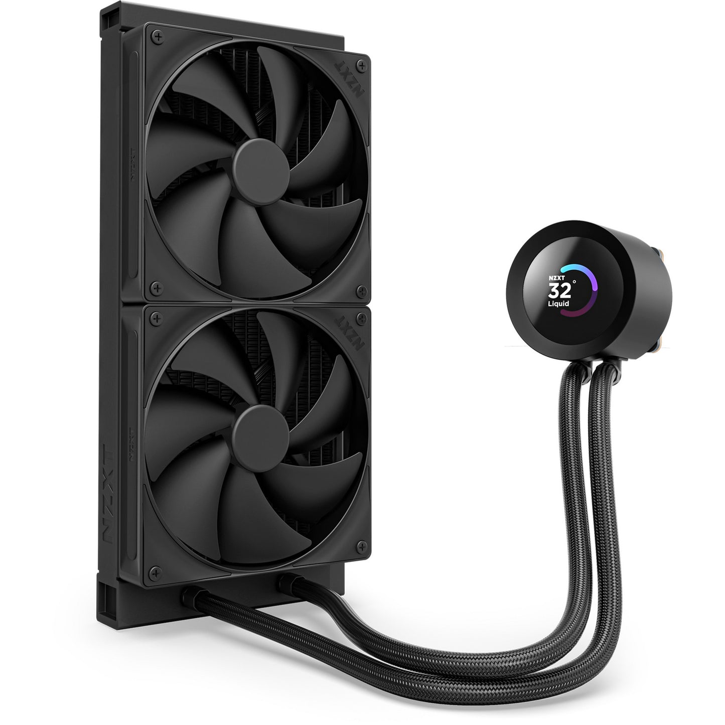 NZXT kraken plus 280 waterkoeling (zwart)