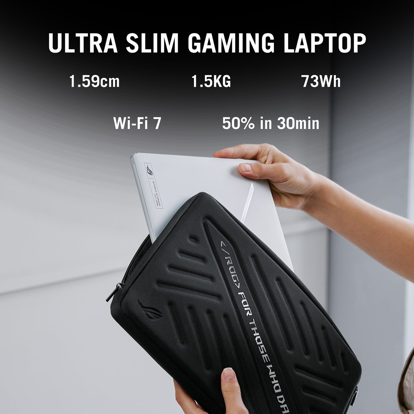 ASUS rog zephyrus g14 ga403um-qs024w 14 copilot+ gaming laptop (wit | ryzen 9 270 | rtx 5060 | 16 gb | 1 tb ssd | oled)