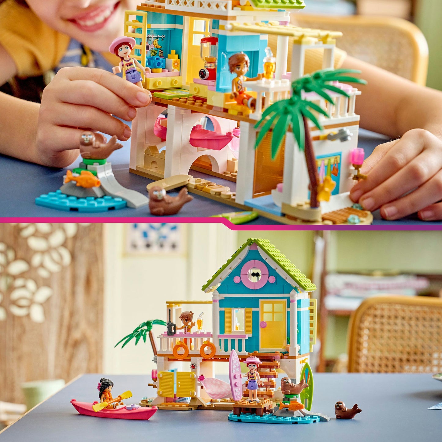 LEGO friends 42699 strandhuis met zeehonden
