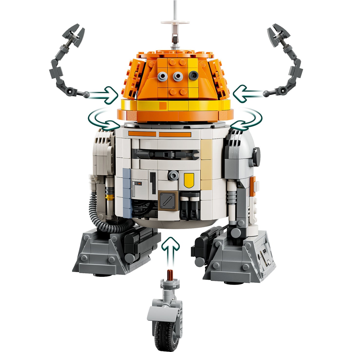 LEGO star wars 75416 chopper c1-10p astromech droid