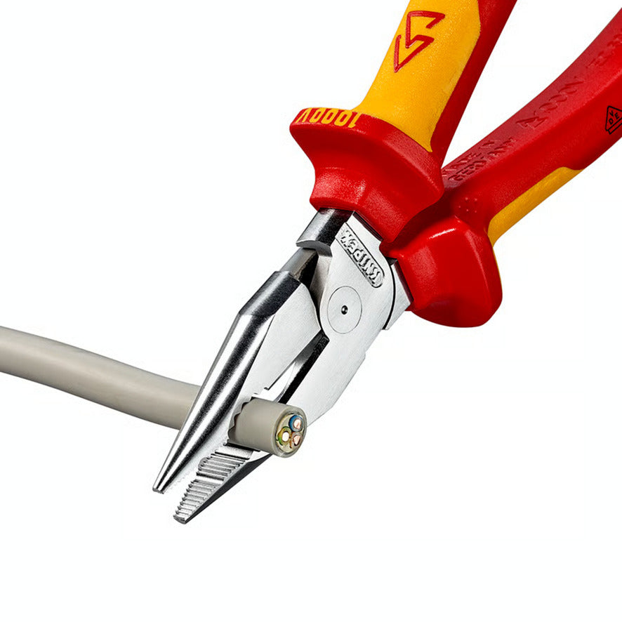 KNIPEX spitse kombitang combinatietang (rood geel)