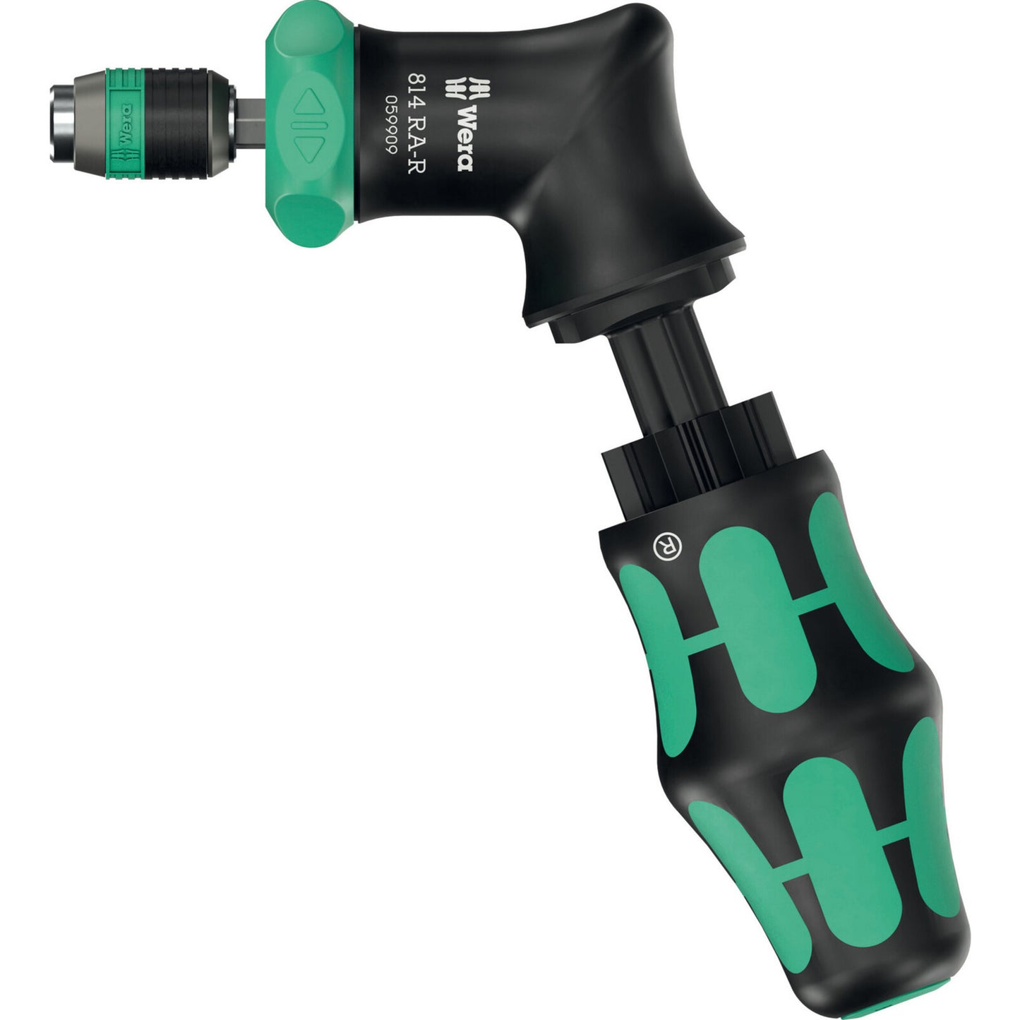 Wera kraftform kompakt pistol ra -r 2, 13‑delig bitset (zwart groen)