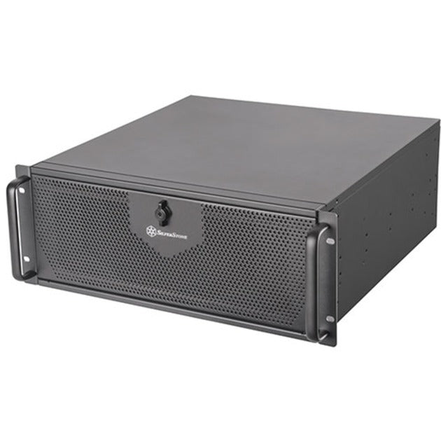 SilverStone rm42-502 rack behuizing (zwart | 2x usb-a 3.2 (5 gbit s) | 1x usb-c 3.2 (5 gbit s) | 2x audio)
