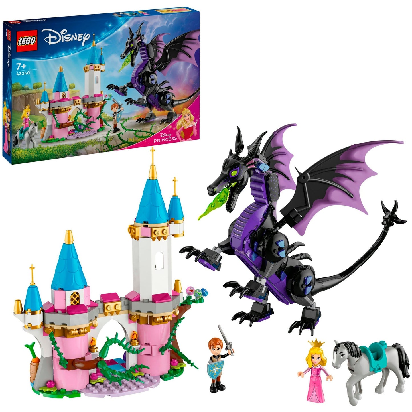 LEGO disney princess - maleficent in drakenvorm constructiespeelgoed (43240)