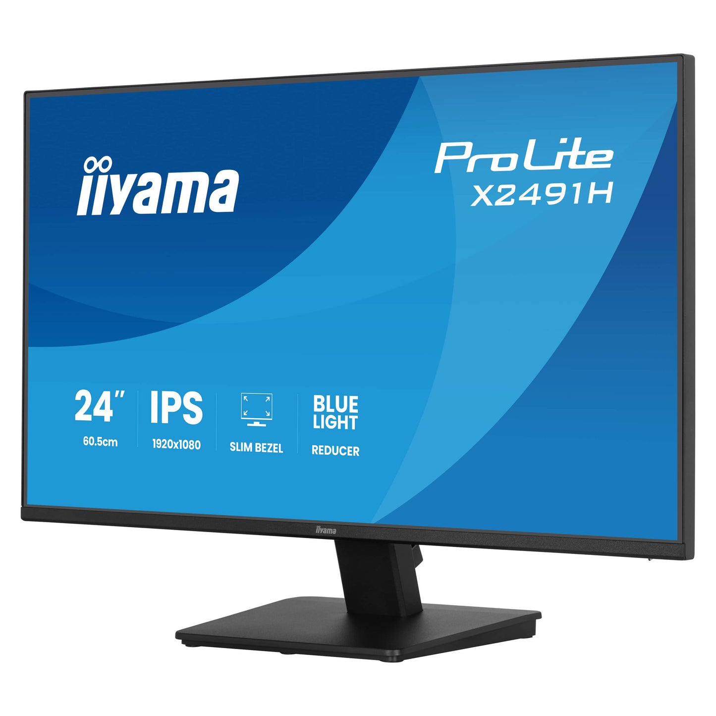 Iiyama prolite x2491h-b1 23.8 monitor (zwart, hdmi, displayport)