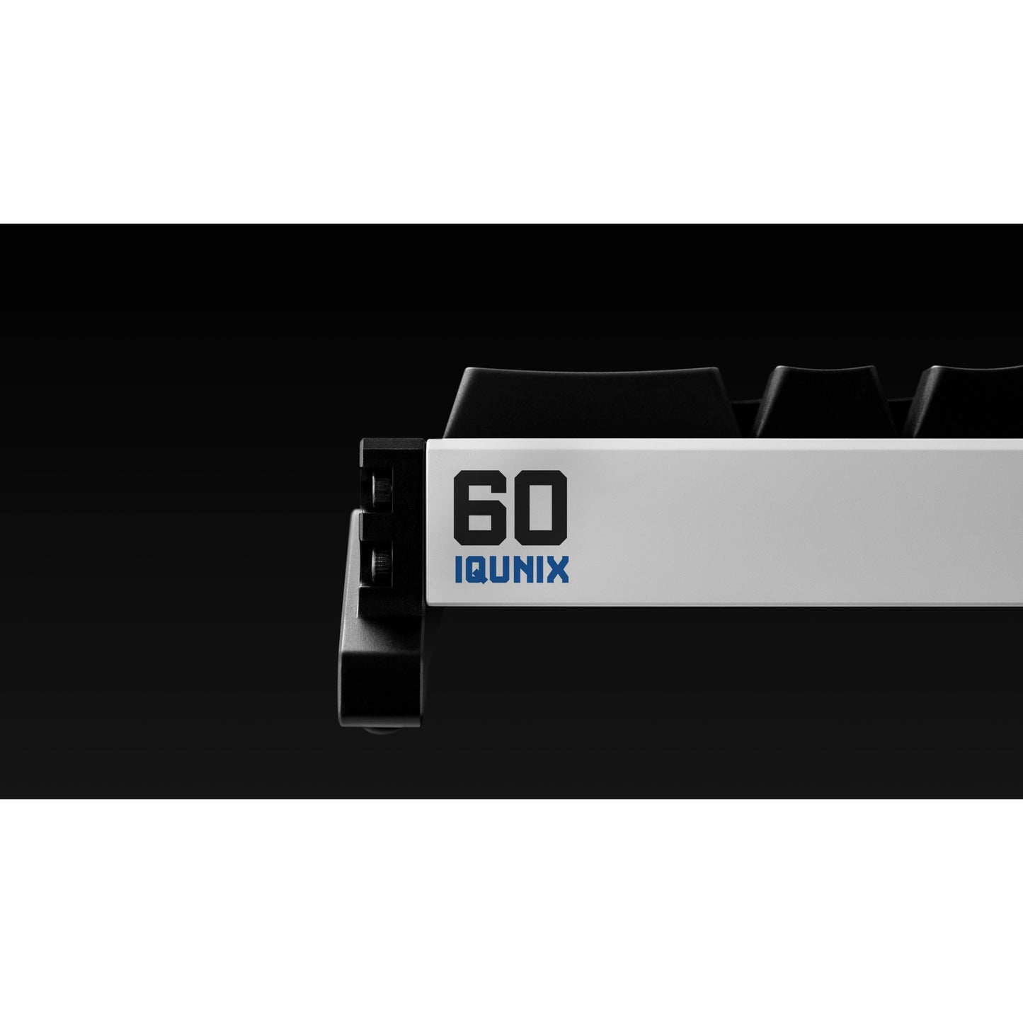 Iqunix EZ60 Magnetic Switch Gaming HE Keyboard (Zwart, US lay-out (QWERTY), Gateron Magnetic Jade Pro, 60%, RGB, Double Shot PBT Keycaps)