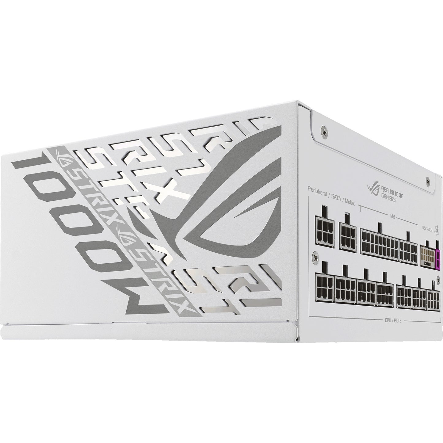 ASUS rog strix platinum white edition modulaire 1000 watt voeding (wit, 1x 12v-2x6, 4x pcie)