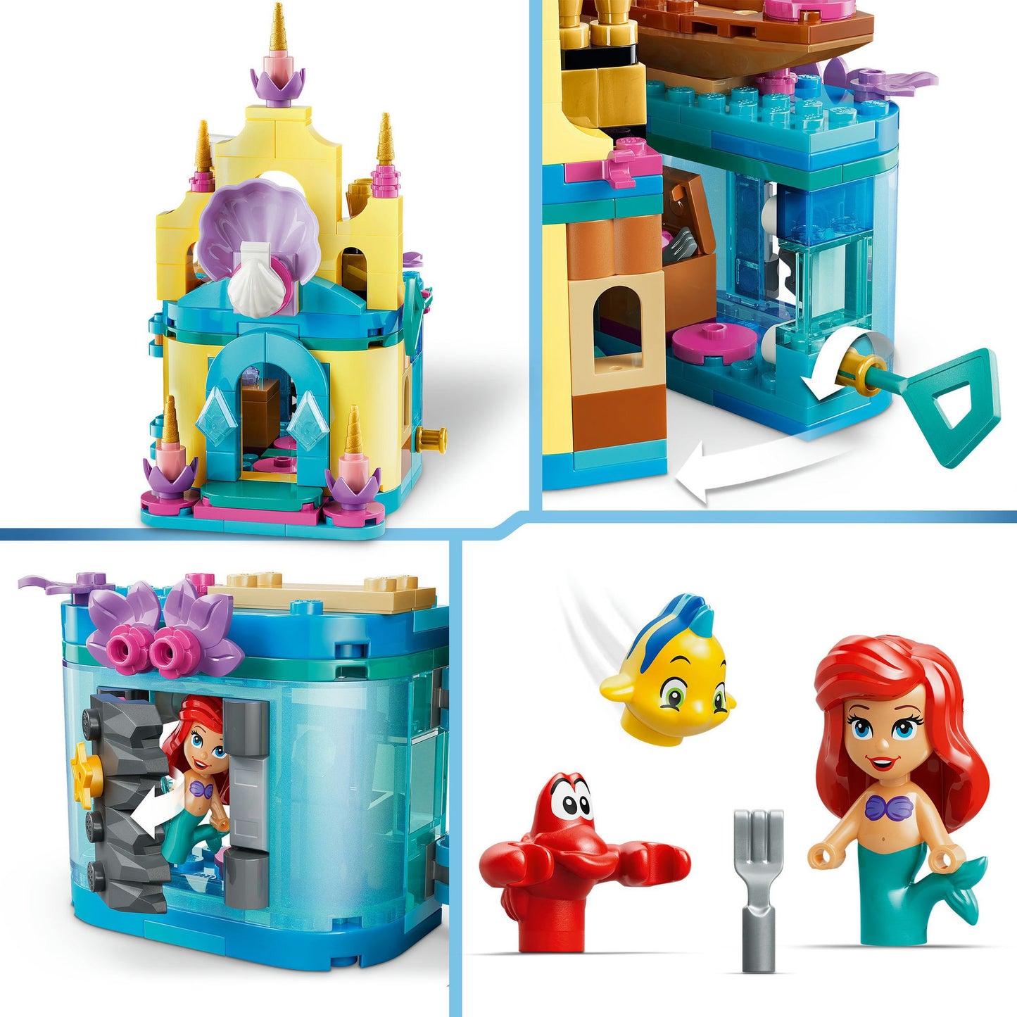 LEGO disney princess 43285 ariels magische minipaleis