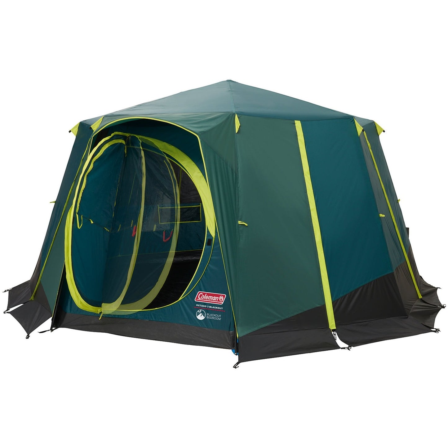 Coleman octagon blackout tent (donkergroen)