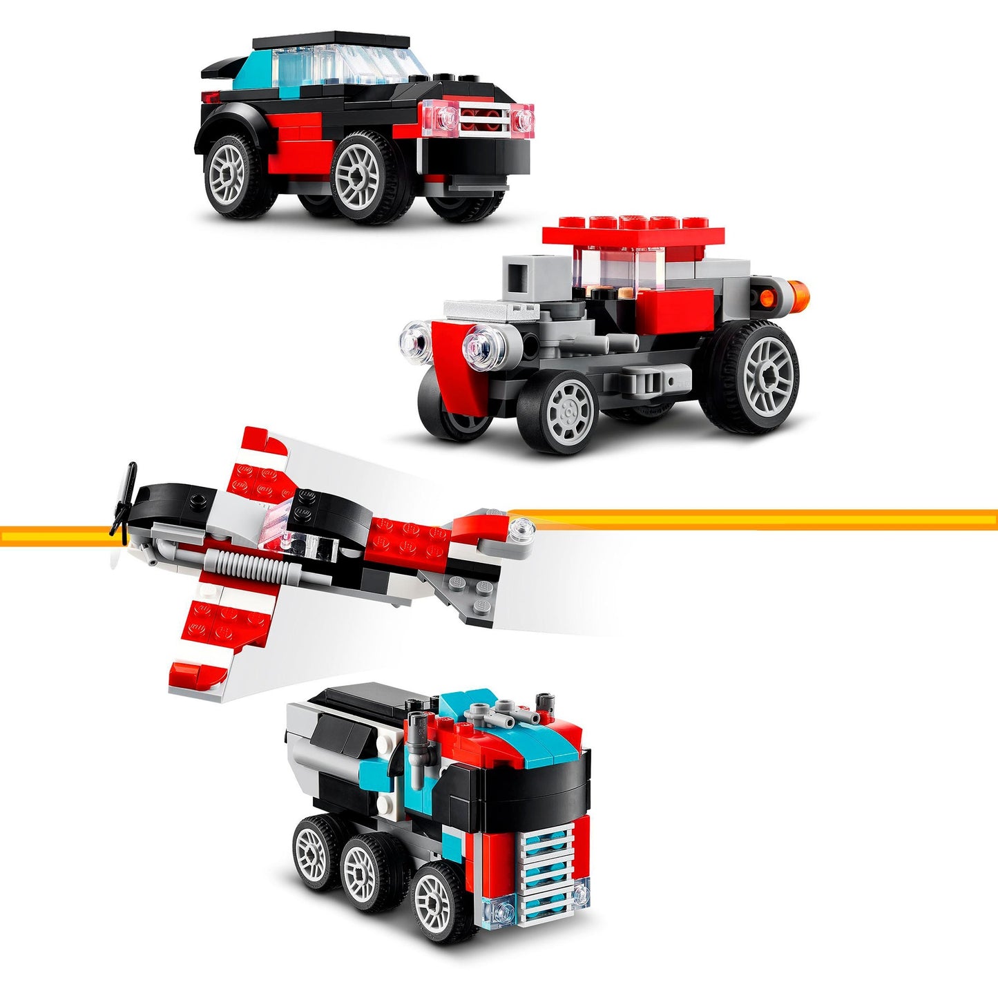 LEGO creator 31146 truck met helikopter