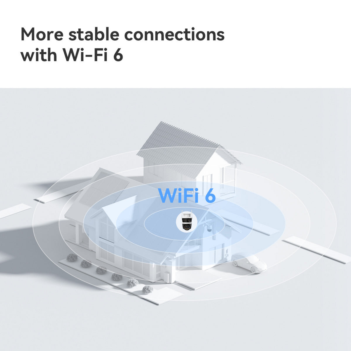 Imou Cruiser Triple beveiligingscamera (Wit, 11MP (3840×2160), Wifi 6)