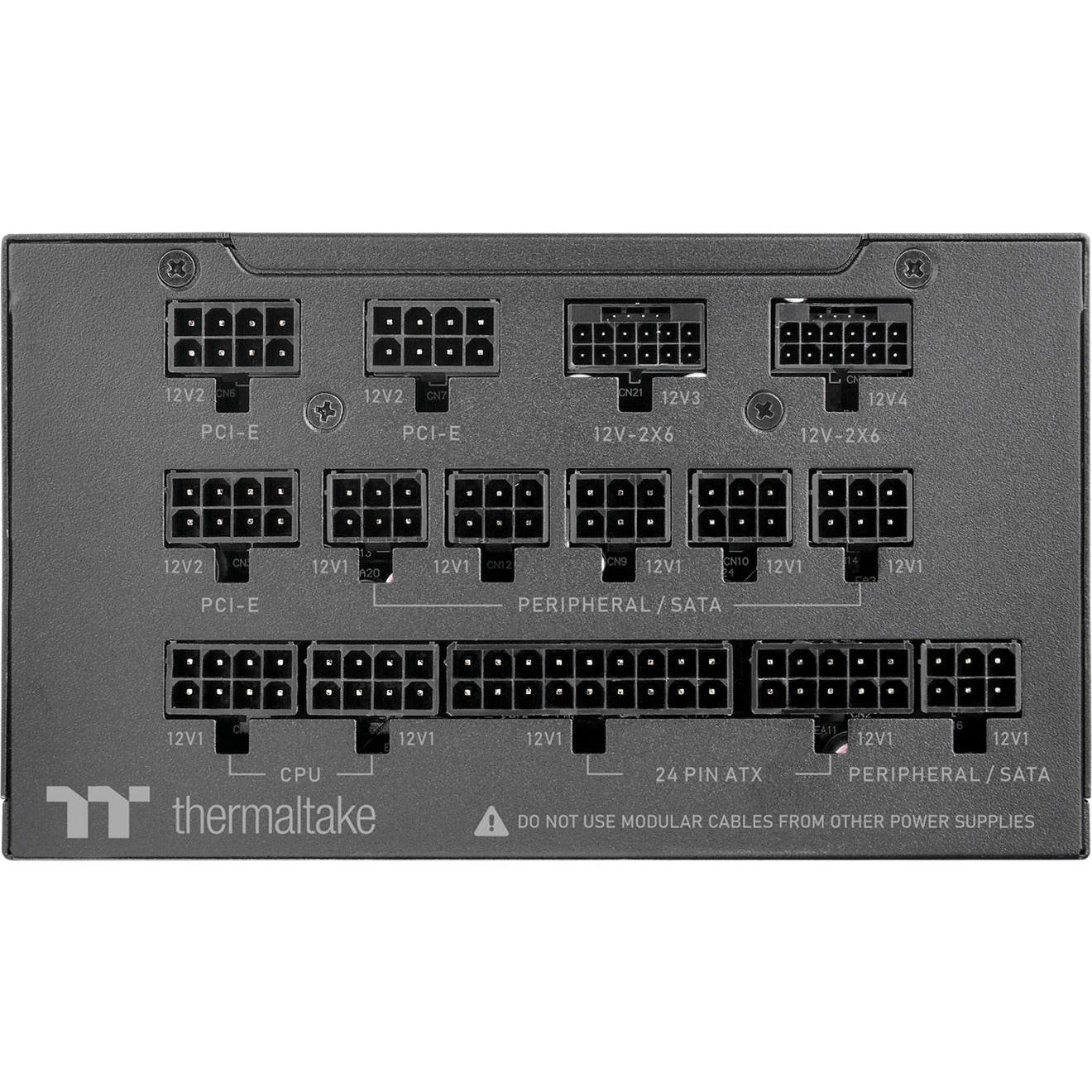Thermaltake toughpower tf3 modulaire 1300 watt voeding (zwart, 6x pcie)