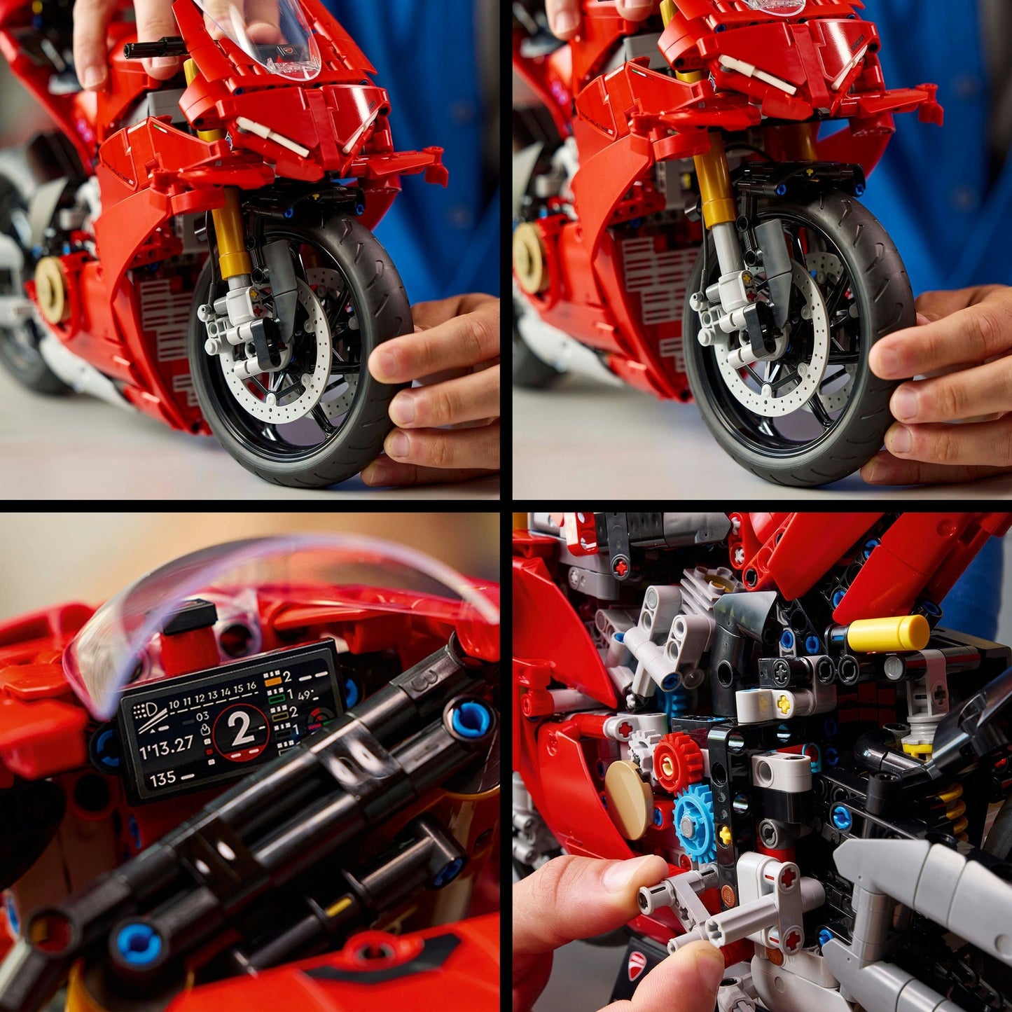 LEGO technic 42202 ducati panigale v4 s motor