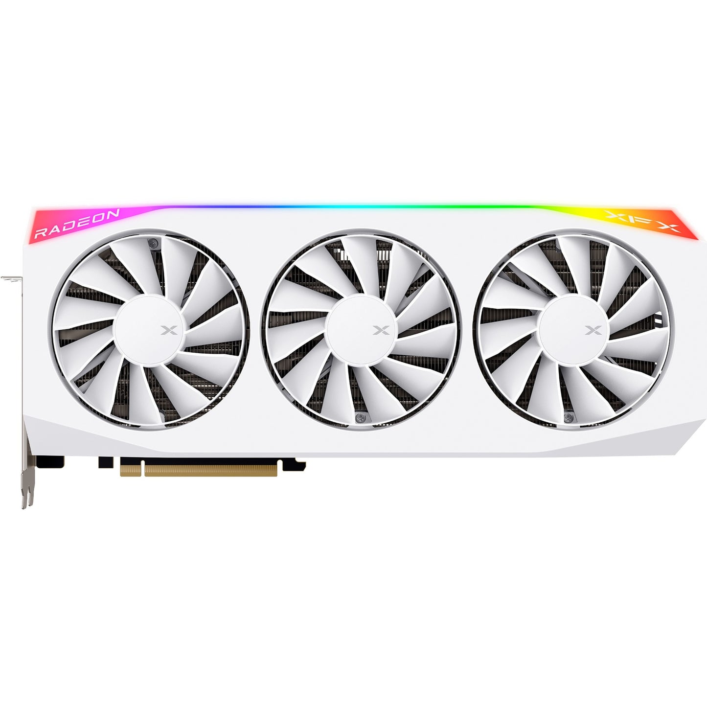 XFX radeon rx 9070 xt oc mercury rgb grafische kaart (wit, rdna4, gddr6, 3x displayport, 1x hdmi 2.1)