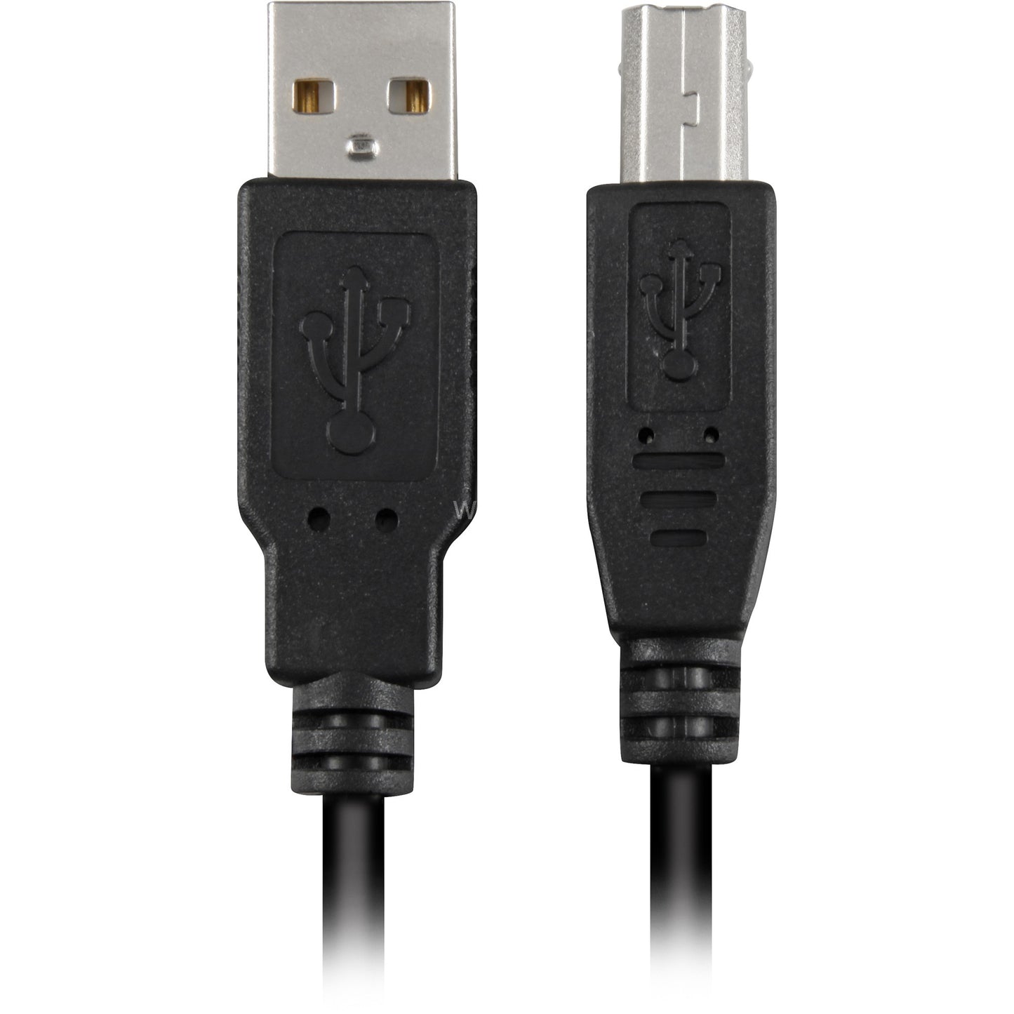 Sharkoon usb-a 2.0 > usb-b kabel (zwart, 0,5 meter)