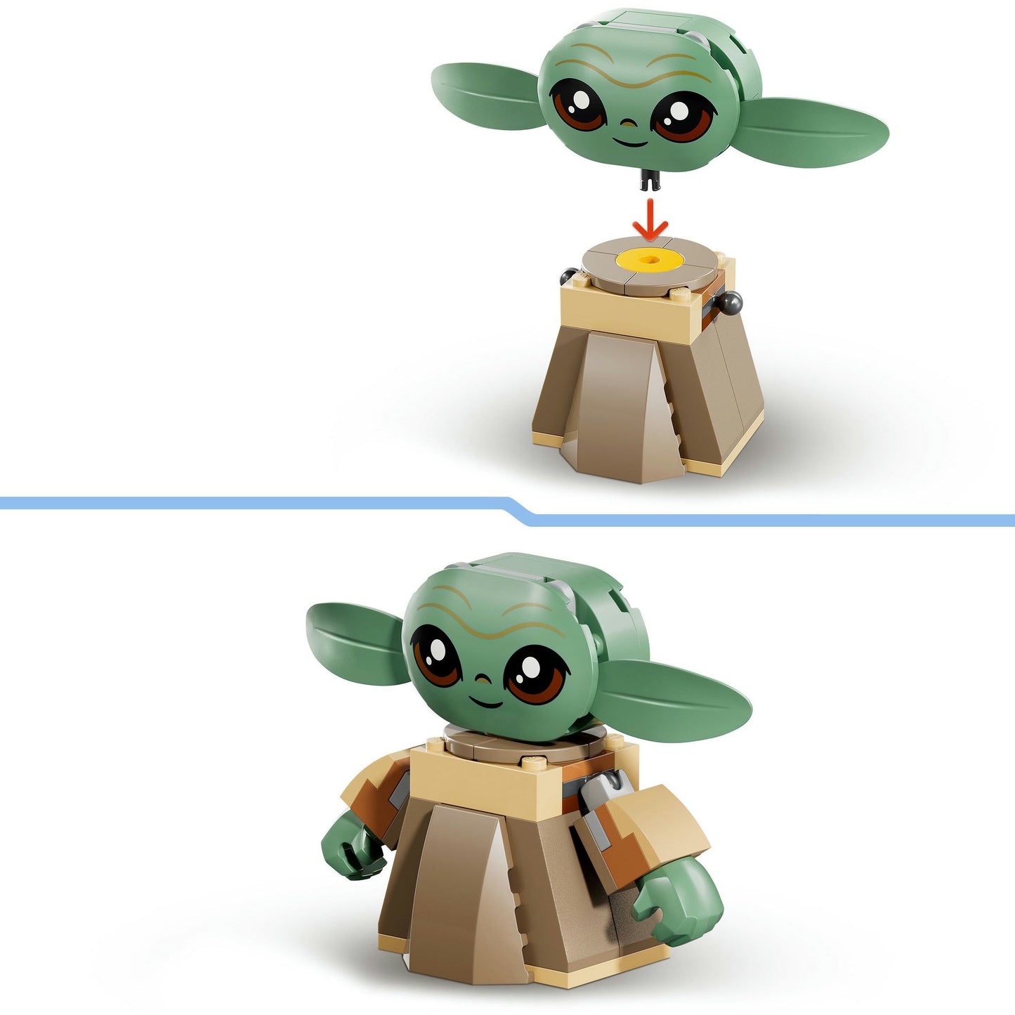 LEGO star wars 75443 grogu's thuis