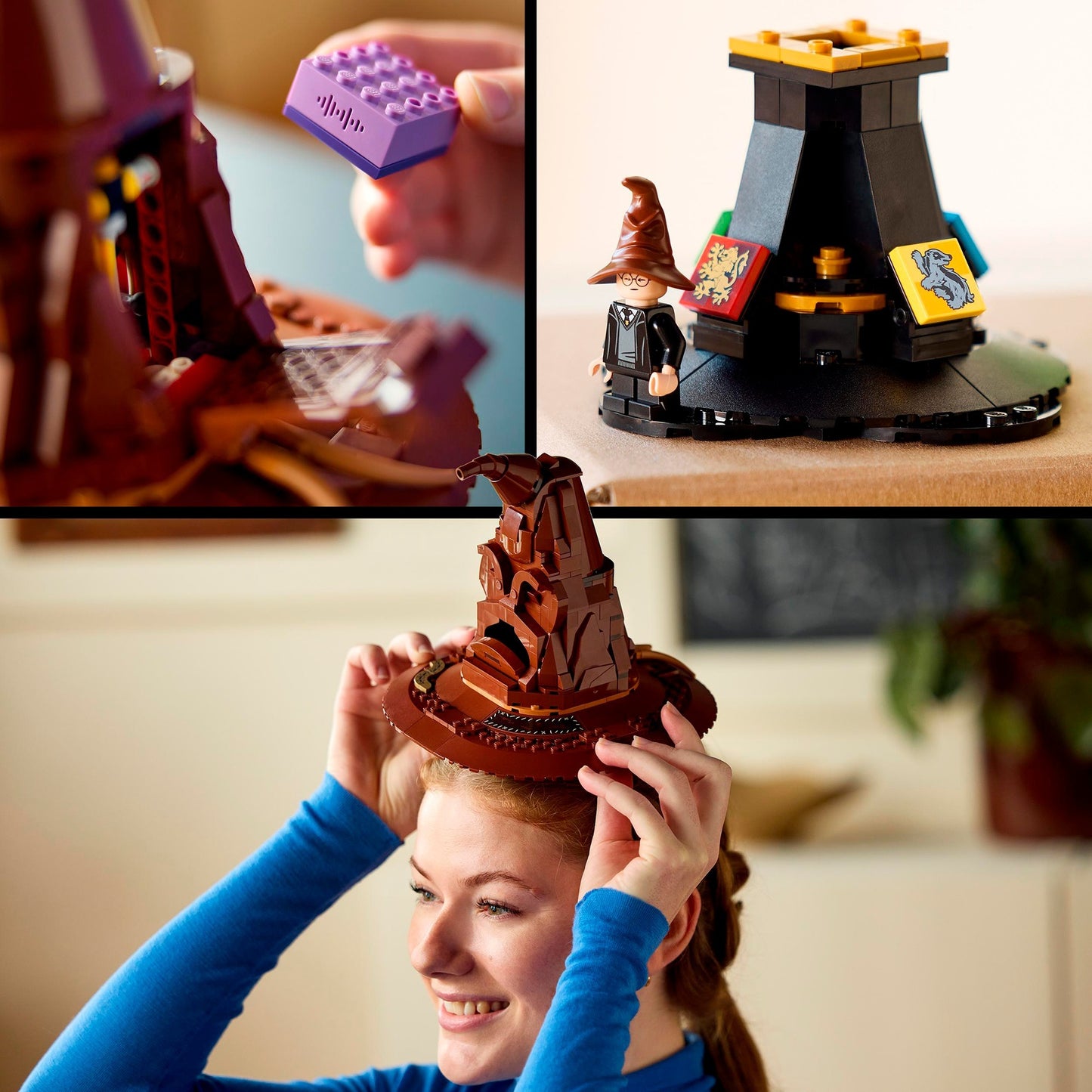 LEGO harry potter 76429 pratende sorteerhoed + geluid