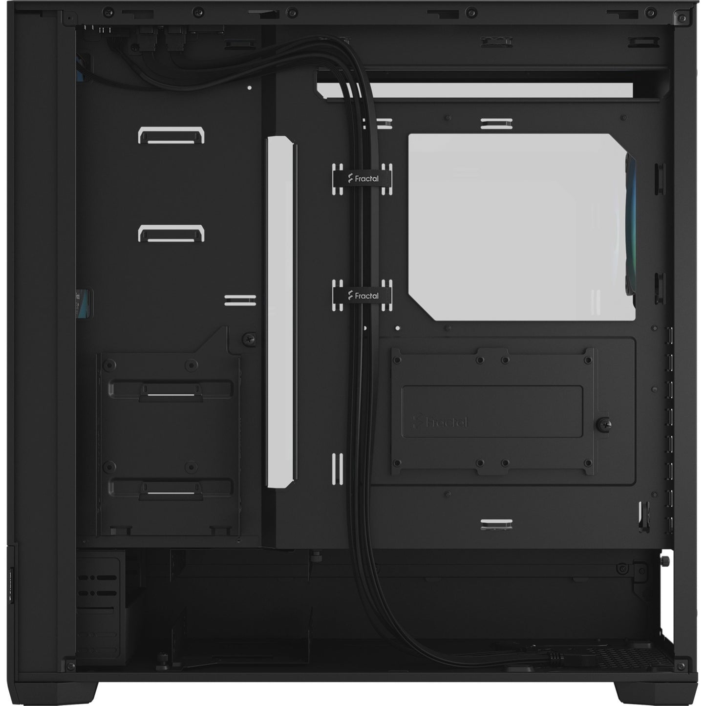Fractal Design pop xl air rgb big tower behuizing (zwart | 2x usb-a | rgb | tempered glass)