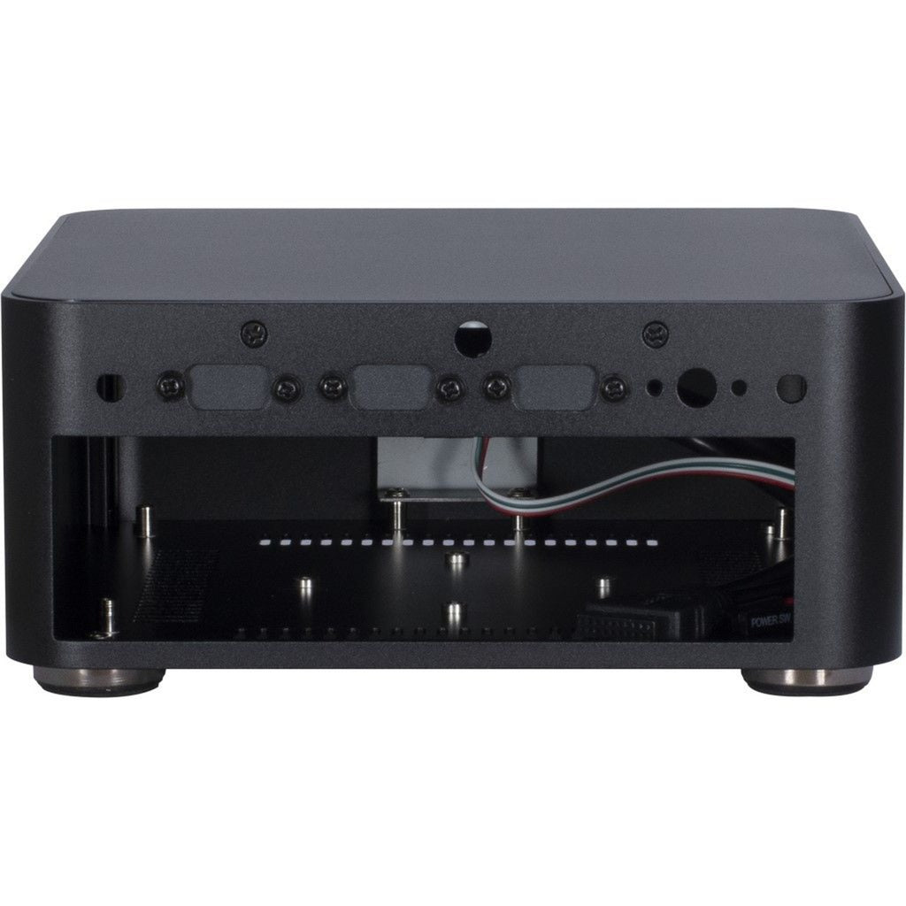 Inter-Tech itx a80 htpc behuizing (zwart | 2x usb-a)