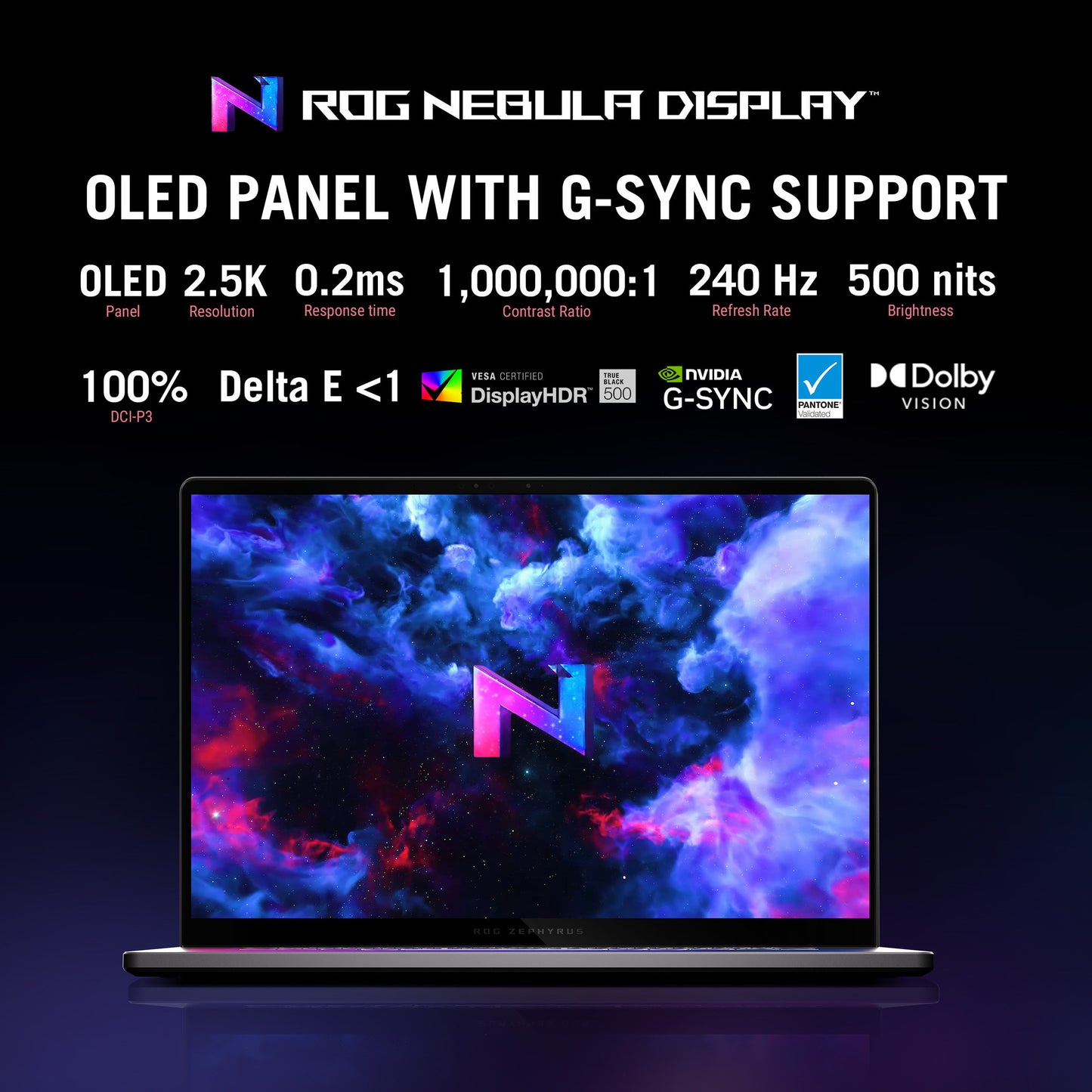 ASUS rog zephyrus g16 ga605km-qr010w 16 copilot+ gaming laptop (grijs | ryzen ai 7 350 | rtx 5060 | 32 gb | 1 tb ssd | oled)