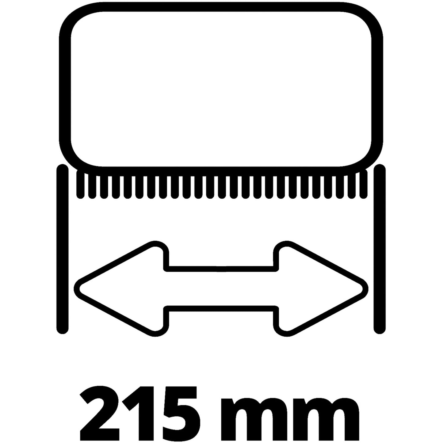 EINHELL medium borstelset borstel (gladde stenen)