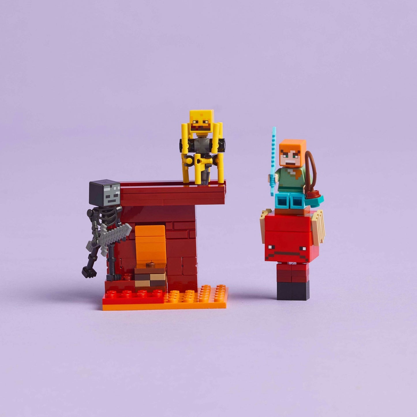 LEGO minecraft 21266 de lavastrijd in de nether
