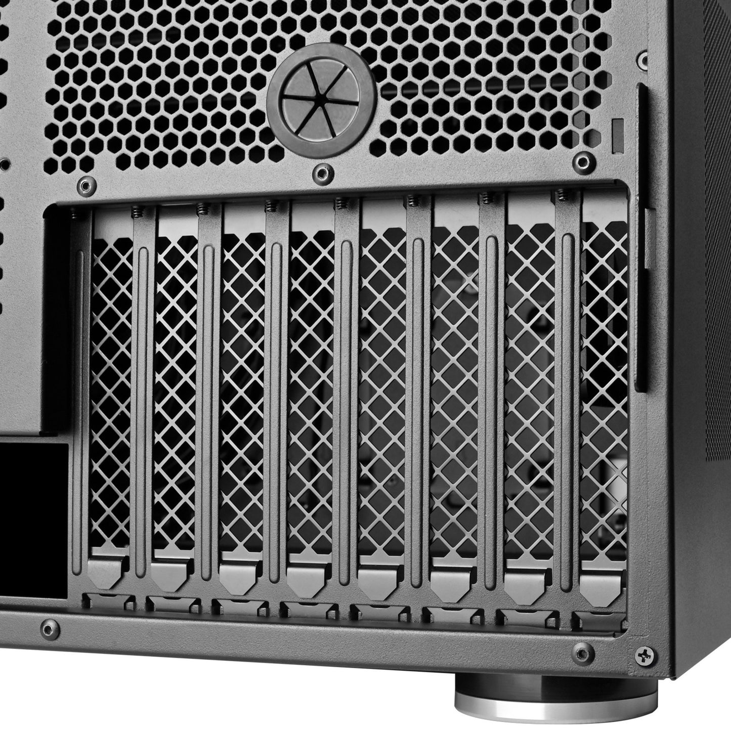 SilverStone crown 04 htpc behuizing (donkergrijs | 4x usb-a | 1x usb-c)