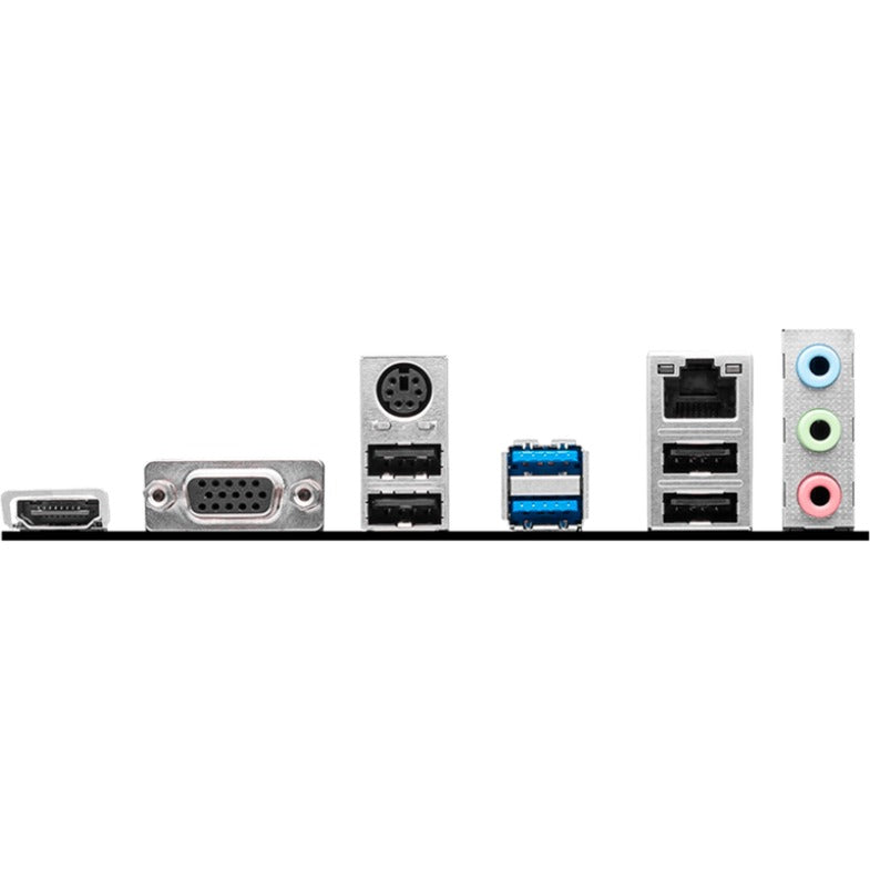 MSI pro h610m-e ddr4 socket 1700 moederbord (zwart, gb-lan, sound, µatx)