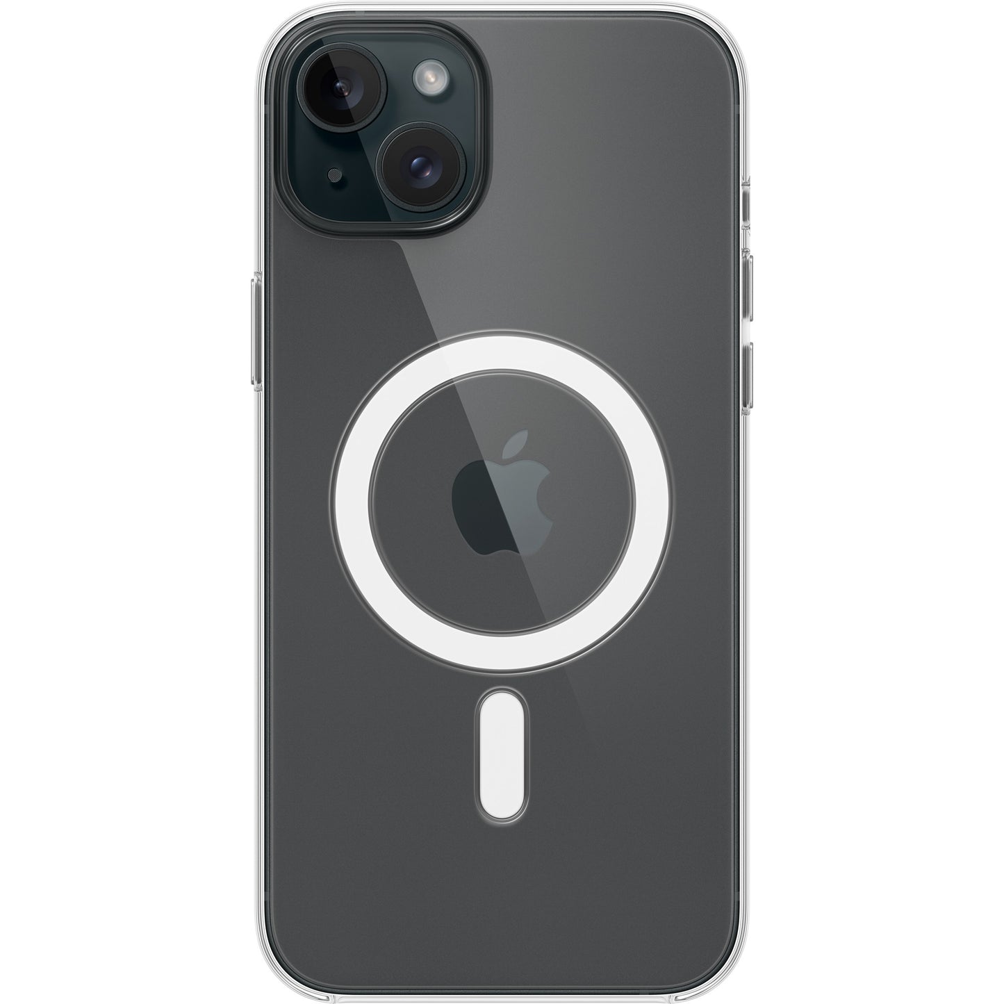 Apple Doorzichtig hoesje met MagSafe voor iPhone 15 Plus telefoonhoesje (Transparant)