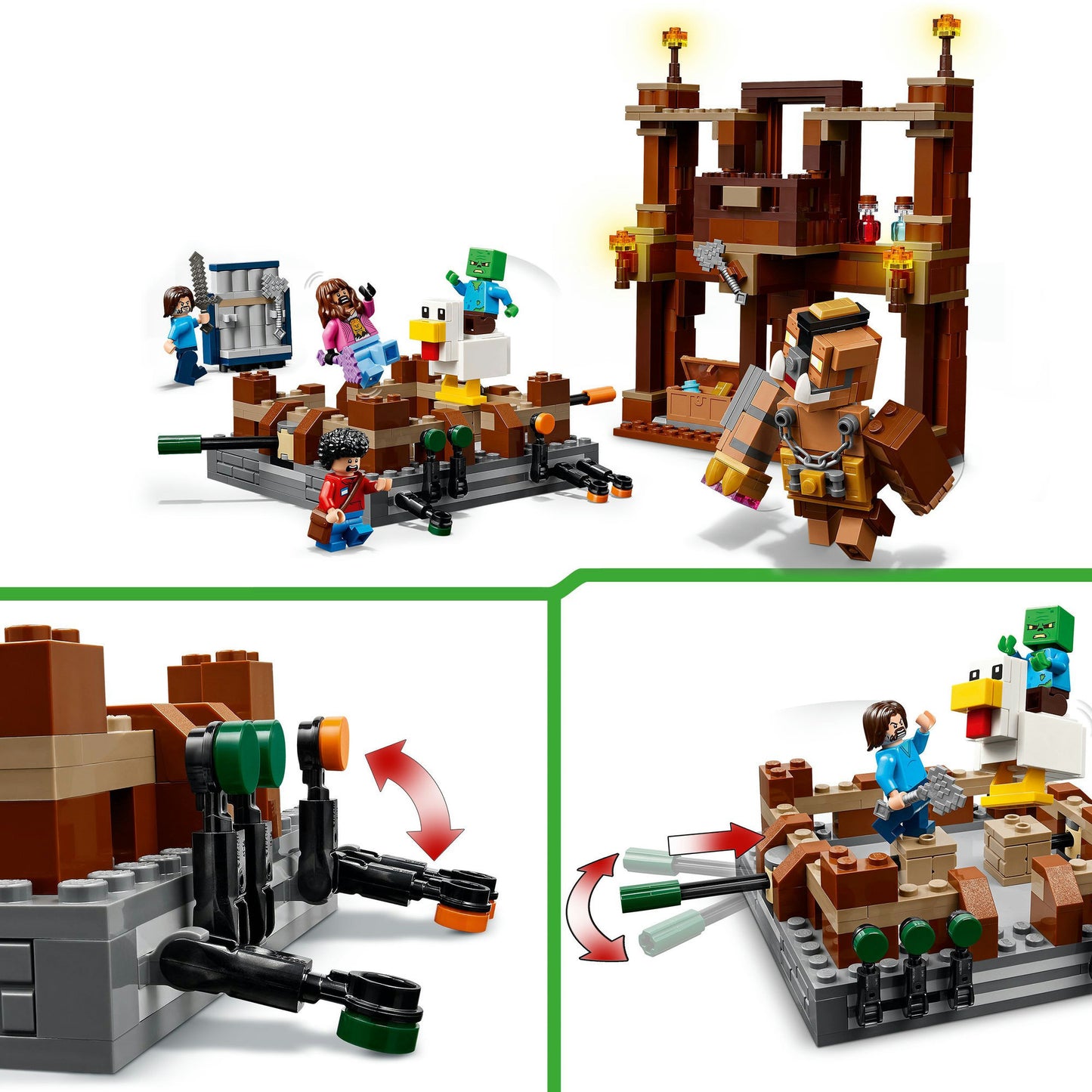LEGO minecraft 21272 de arena bij het boslandhuis