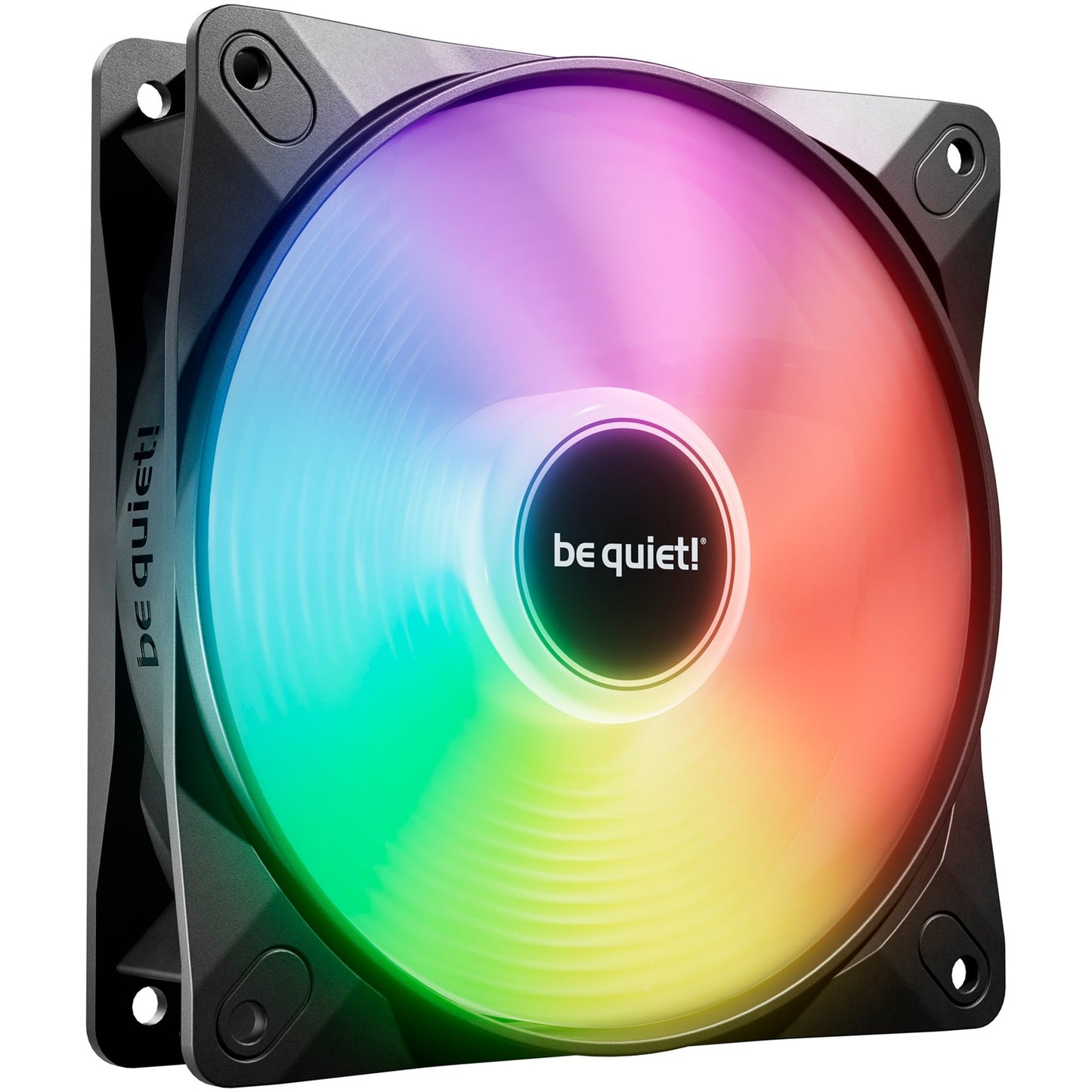 Be Quiet! light wings lx pwm high-speed rgb case fan (zwart, 120 x 120 x 25 mm)