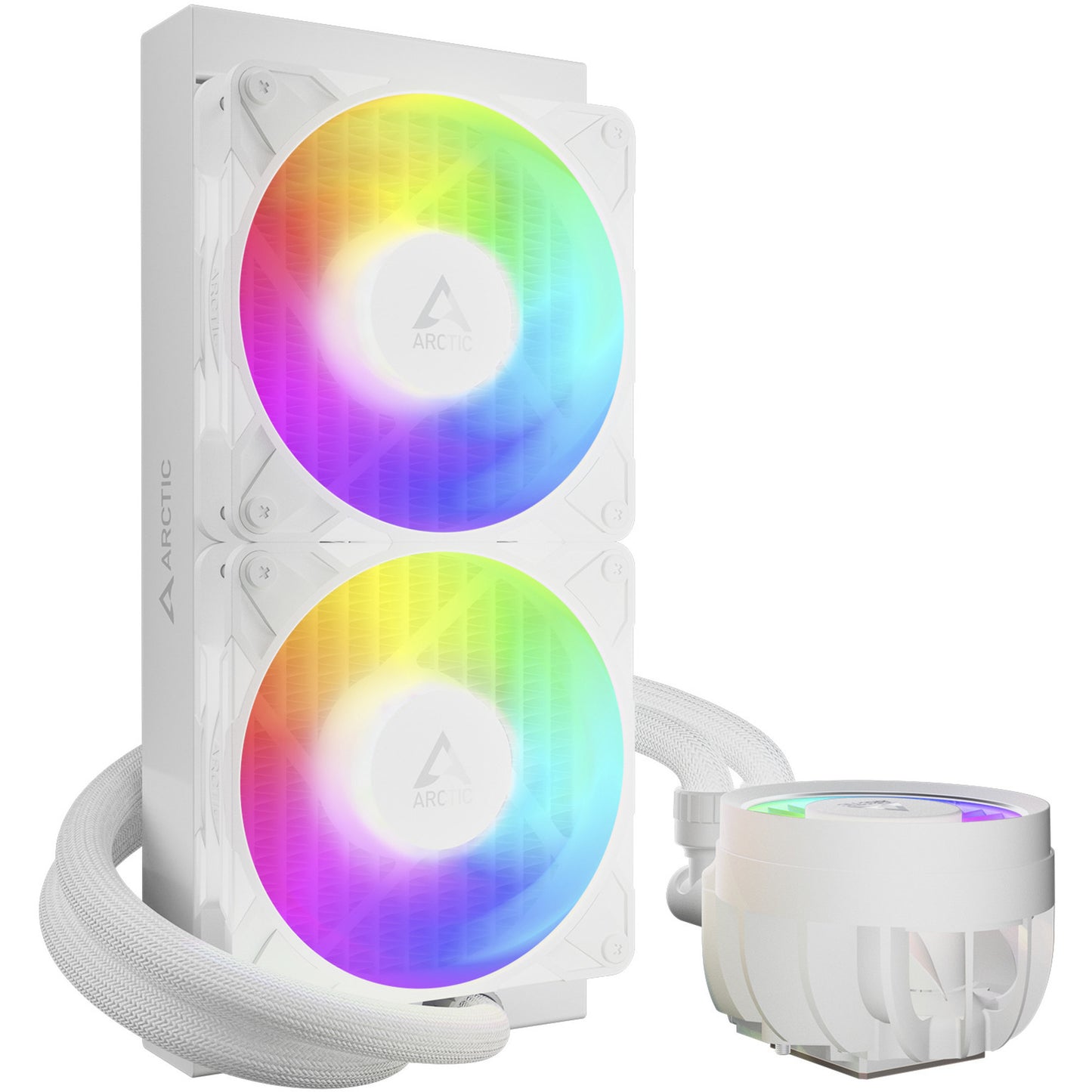 ARCTIC liquid freezer iii pro 240 a-rgb waterkoeling (wit, 4-pins pwn fan-connector)