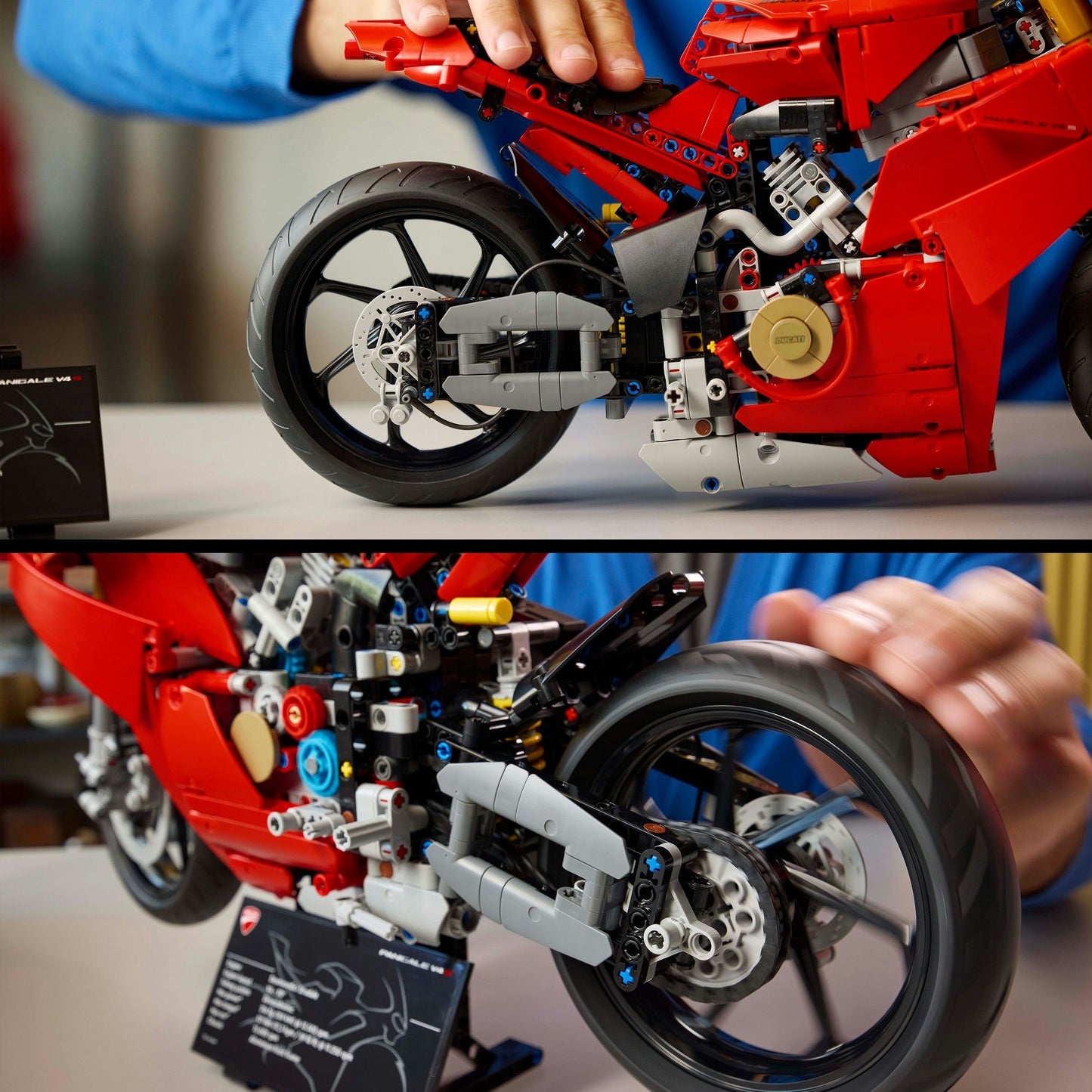 LEGO technic 42202 ducati panigale v4 s motor