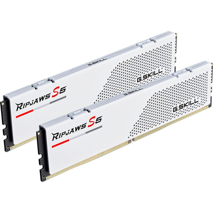 G.Skill ripjaws s5 32 gb ddr5-5600 (2x 16 gb) werkgeheugen (wit, f5-5600j4040c16gx2-rs5w, xmp 3.0)