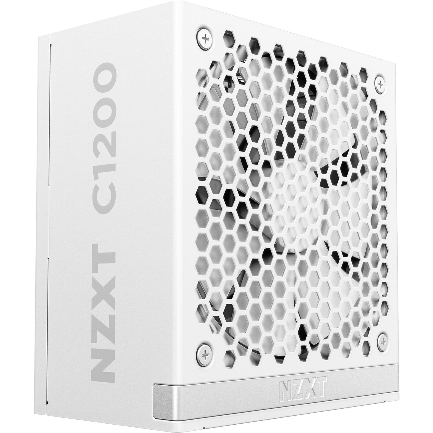 NZXT c1200 gold atx 3.1 modulaire 1200 watt voeding (wit, 1x 12v-2x6, 3x pcie)