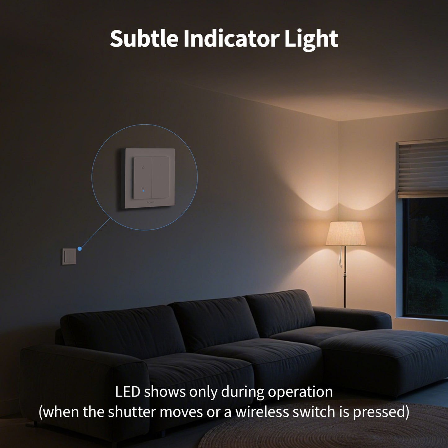 Aqara shutter switch h2 kit schakelaar
