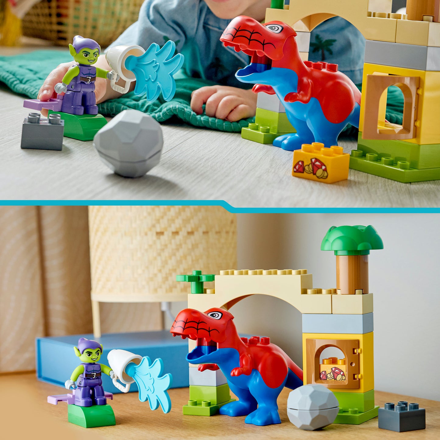 LEGO duplo 10463 dinosaurus spidey-rex vs. green goblin