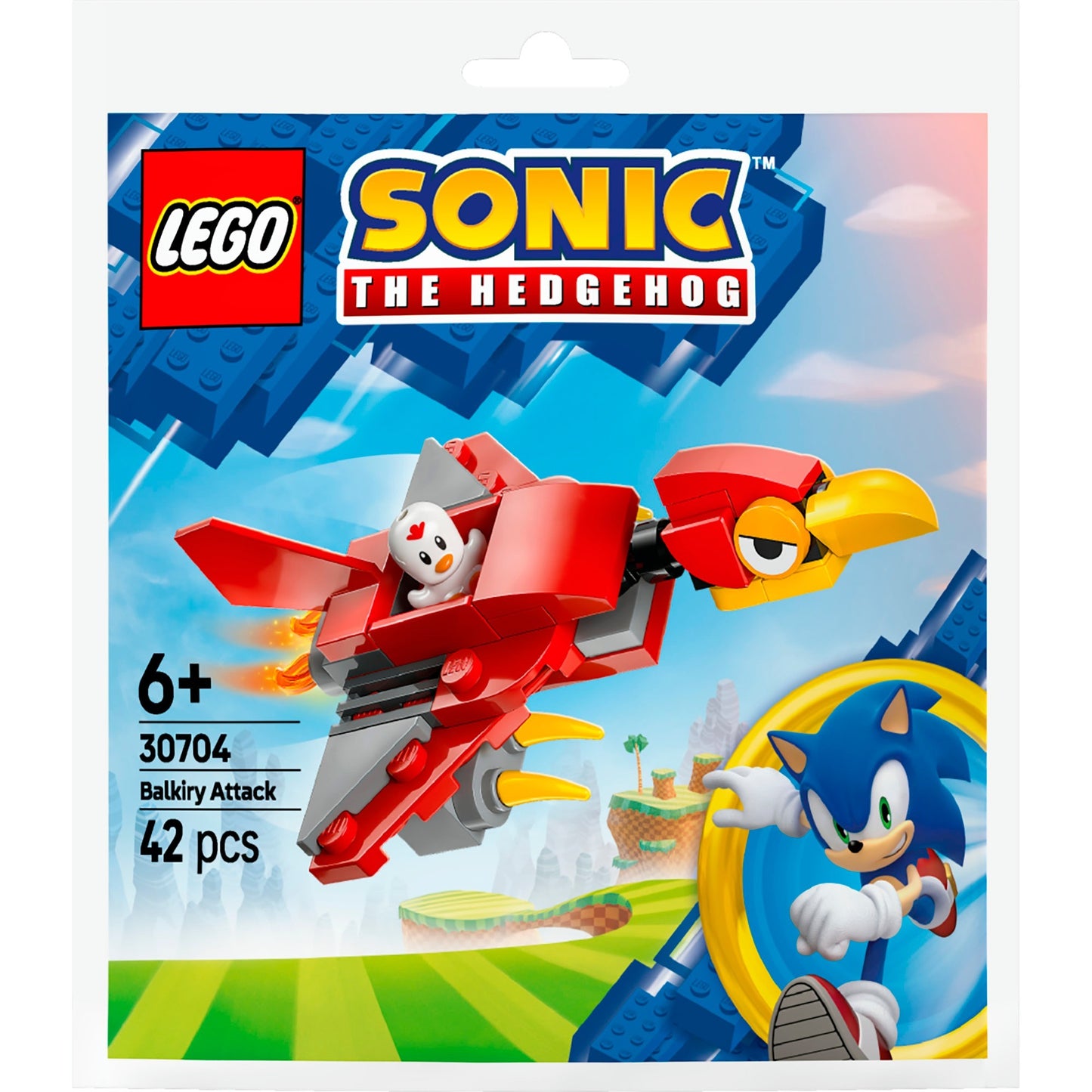 LEGO sonic the hedgehog - balkiry aanval constructiespeelgoed (30704)