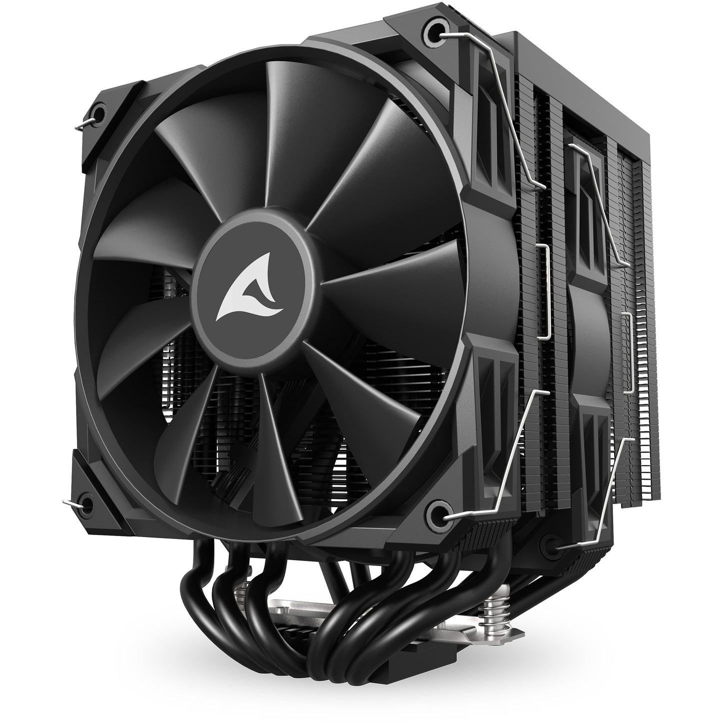 Sharkoon a60 cpu-koeler (zwart, 4-pins pwm fan-connector)