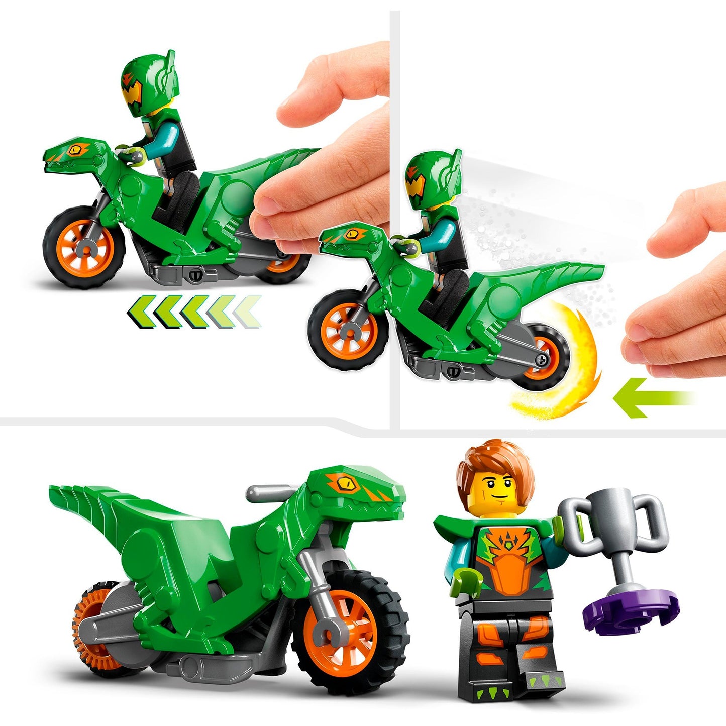 LEGO city - uitdaging: dunken met stuntbaan constructiespeelgoed (60359)
