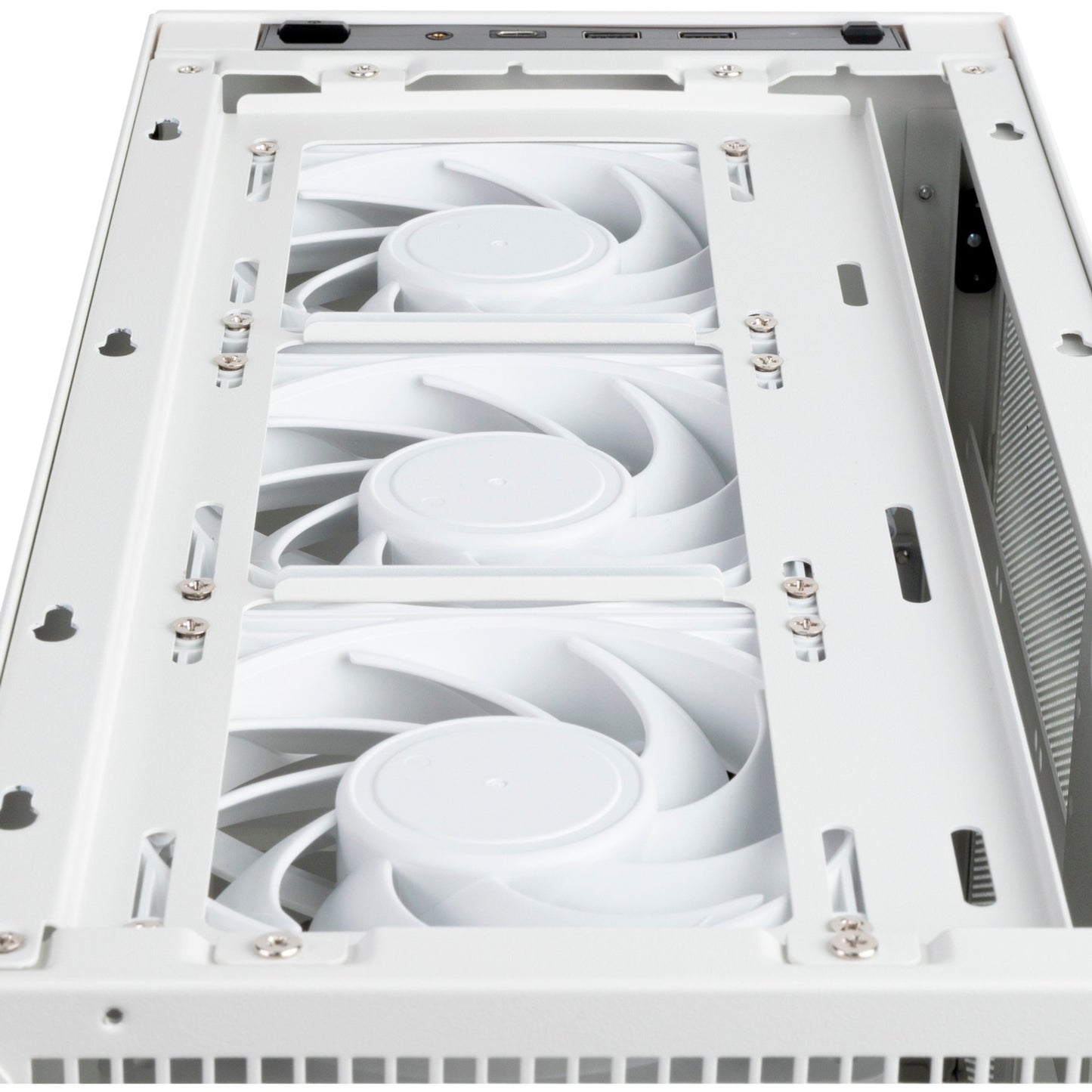 SilverStone sugo 17 mini tower behuizing (wit | 2x usb-a | 1x usb-c)