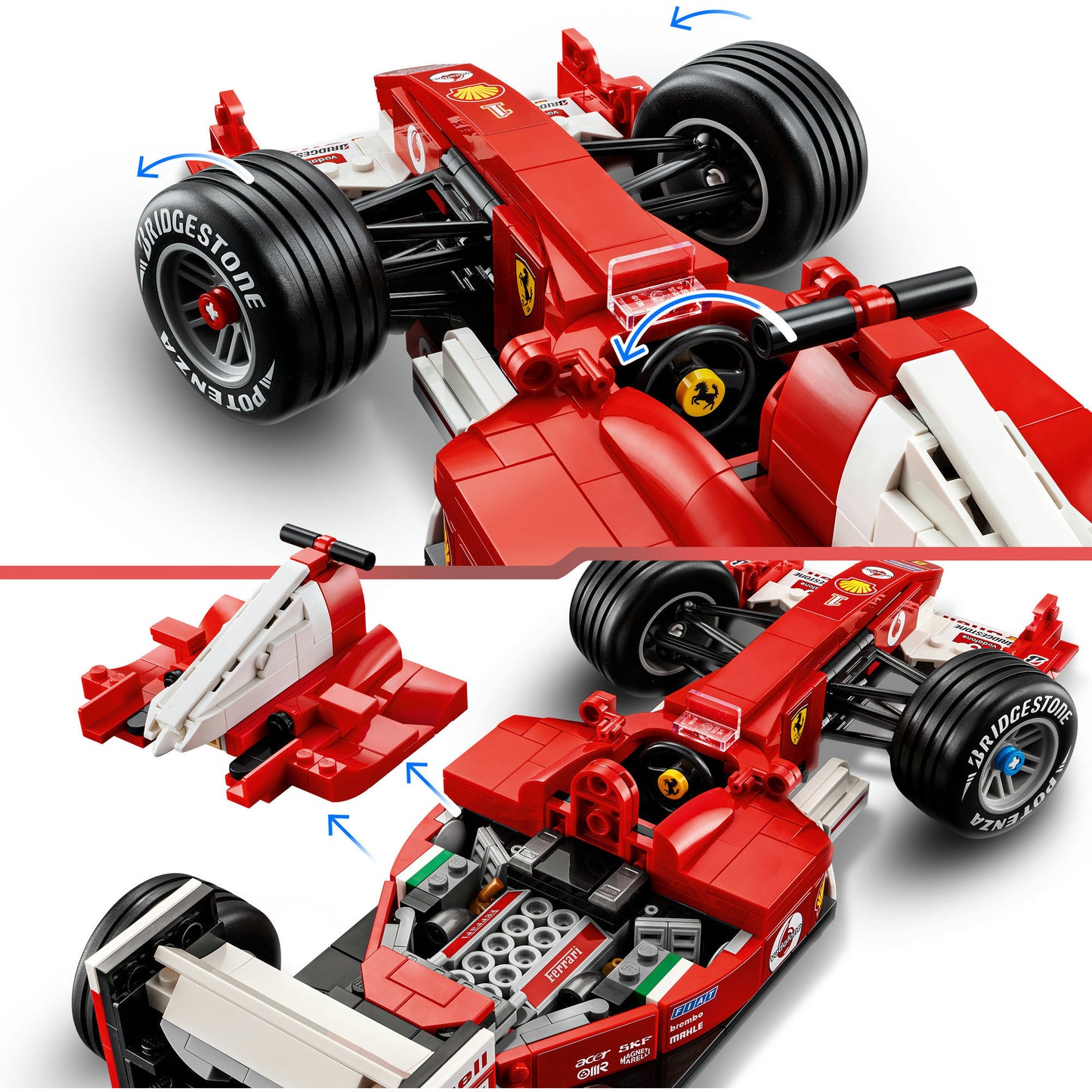 LEGO icons - ferrari f2004 en michael schumacher constructiespeelgoed (11375, retail)