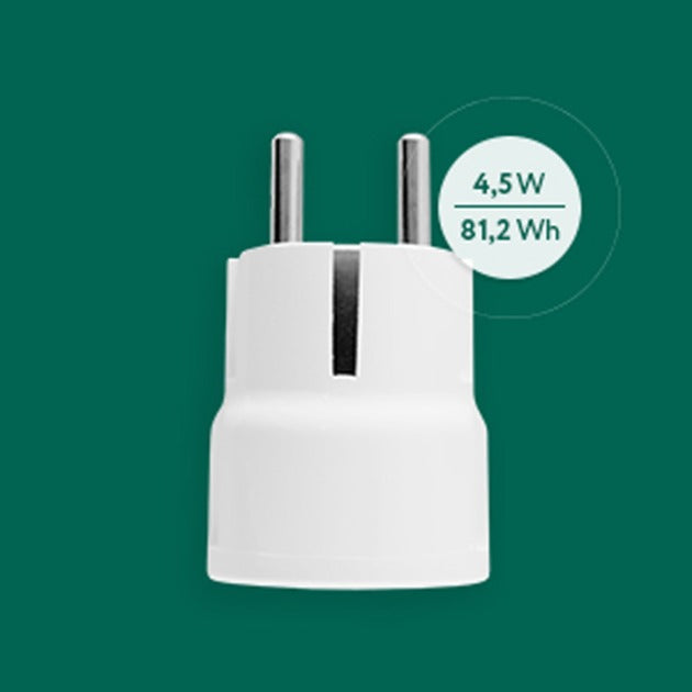 Frient Smart Plug Mini 2 Type E (Frans) stekker (Wit, Zigbee 3.0)
