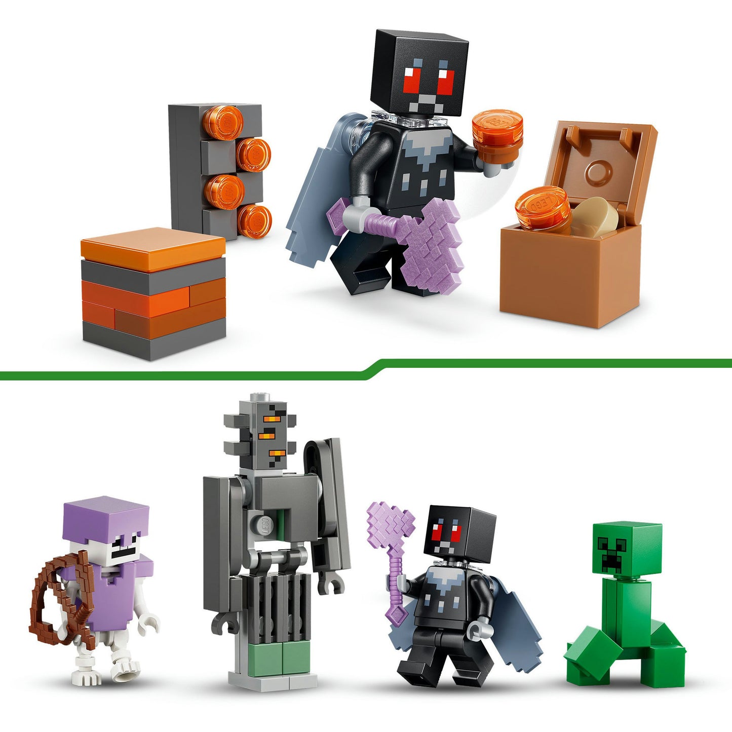 LEGO minecraft 21586 de bleke tuin