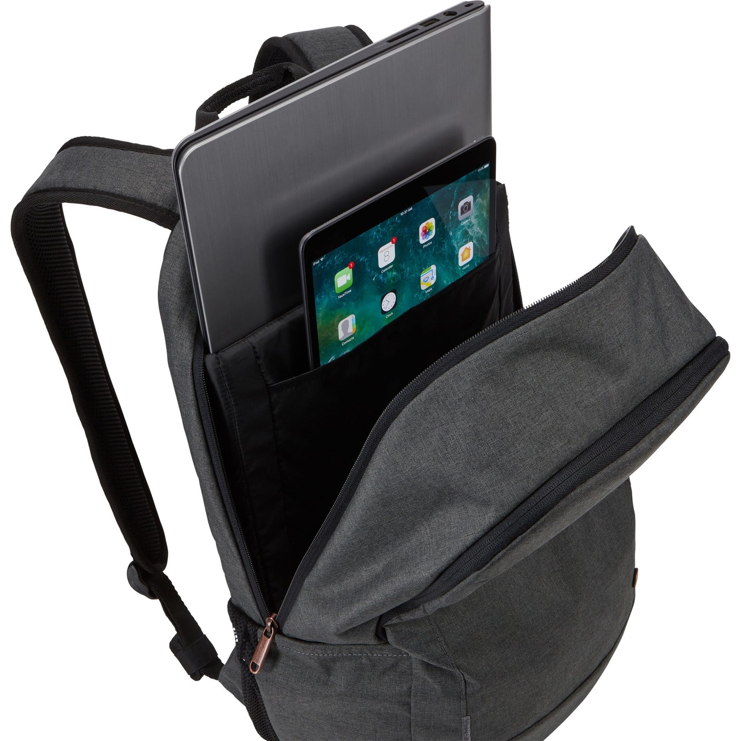 Case Logic era 15.6 laptop backpack rugzak (donkergrijs)